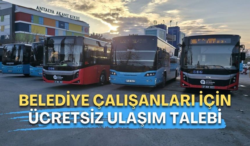 Tüm Bel-Sen’den belediye çalışanları için ücretsiz ulaşım talebi