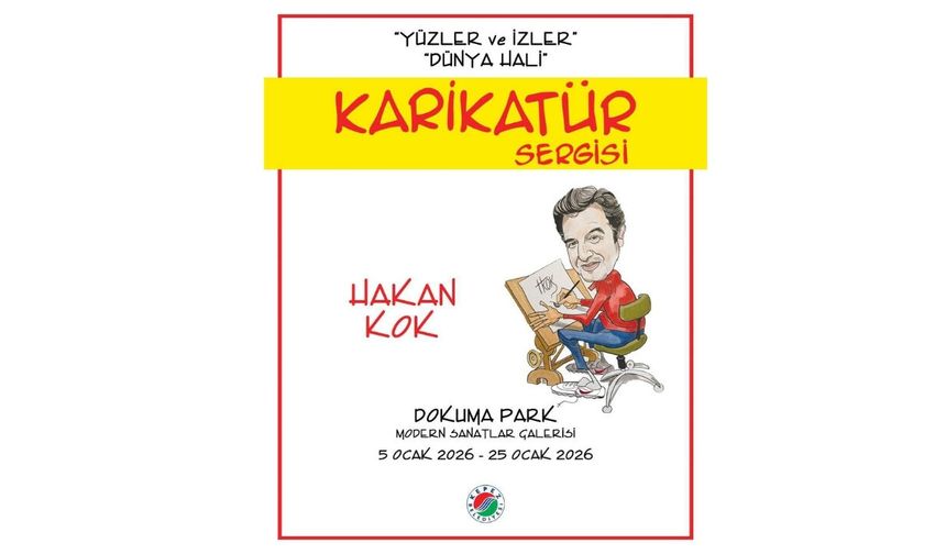 Kepez Dokuma Park’ta karikatür sergisi! Hakan Kök, sanatseverlerle buluşacak