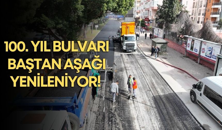 Antalya’da 100. Yıl Bulvarı baştan aşağı yenileniyor! Geriye 3 etap kaldı