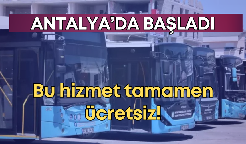 Antalya'da Ramazan etkinlikleri için ücretsiz ring seferleri! Hatlar ve güzergahlar