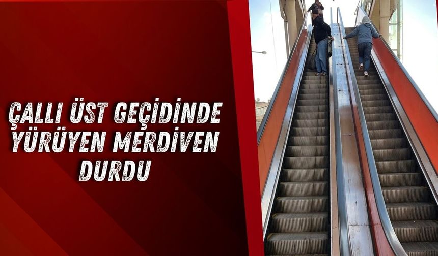 Çallı Üst Geçidi'nde asansör ve merdiven arızası! MHP'nin eski il başkanı tepki gösterdi