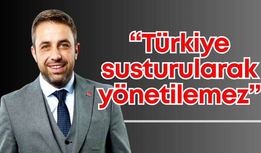 Kepez'de İzzet Çeliktürk’ten iktidara sert eleştiri: “Türkiye susturularak yönetilemez”
