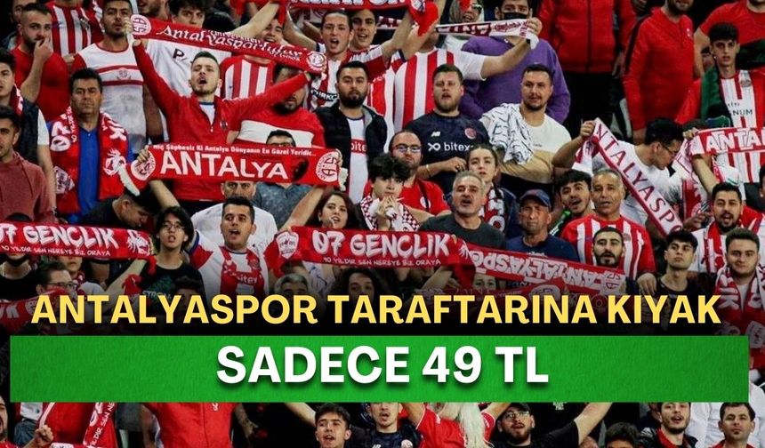 Kayserispor’dan Antalyaspor taraftarına kıyak! Sadece 49 TL