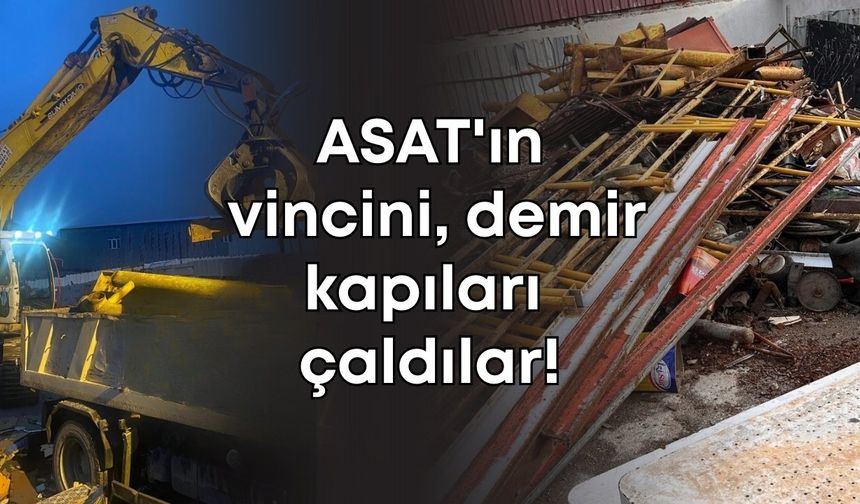 Manavgat’ta ASAT'ın vincini, demir kapıları çaldılar!