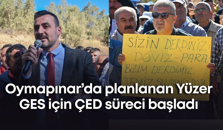 Oymapınar’da planlanan Yüzer GES için ÇED süreci başladı