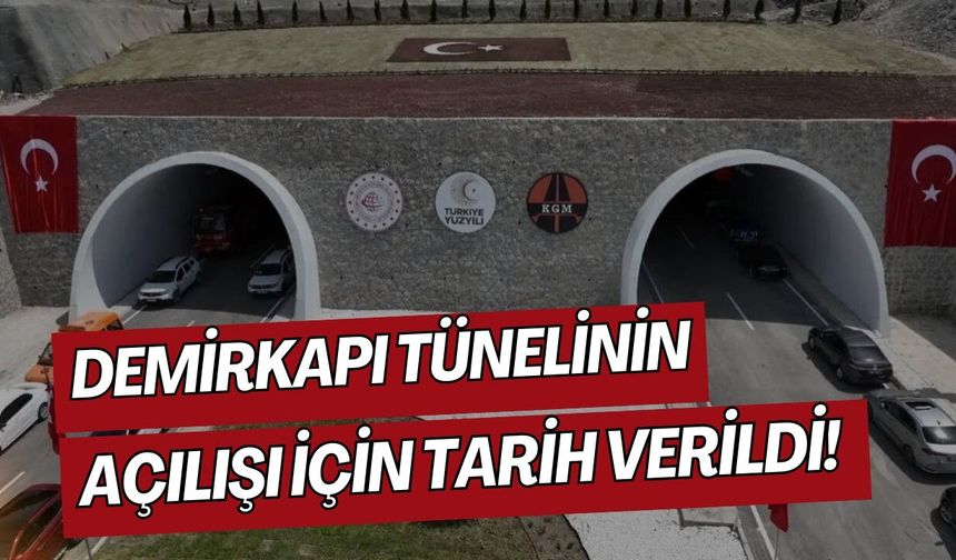 Antalya-Konya yolunda kritik süreç: Demirkapı tüneli açılıyor!