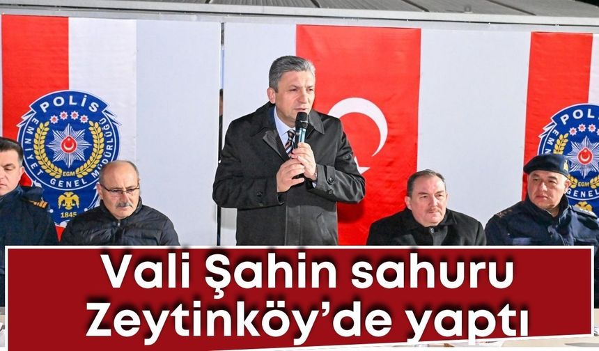 Antalya Valisi Hulusi Şahin, sahuru Zeytinköy’de yaptı