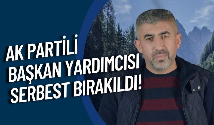 AK Partili Başkan Yardımcısı serbest bırakıldı!