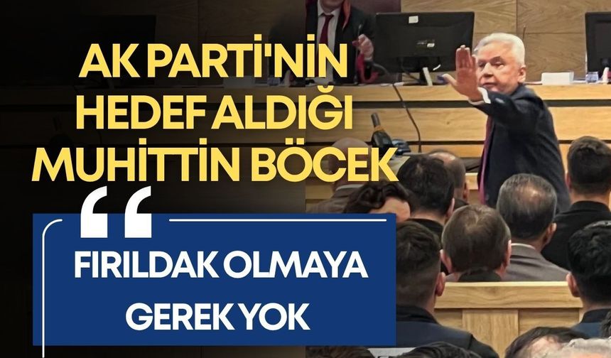 Ak Parti'nin hedef aldığı Muhittin Böcek: Fırıldak olmaya gerek yok