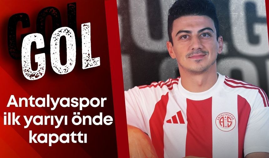 Antalyaspor ilk yarıyı önde kapattı