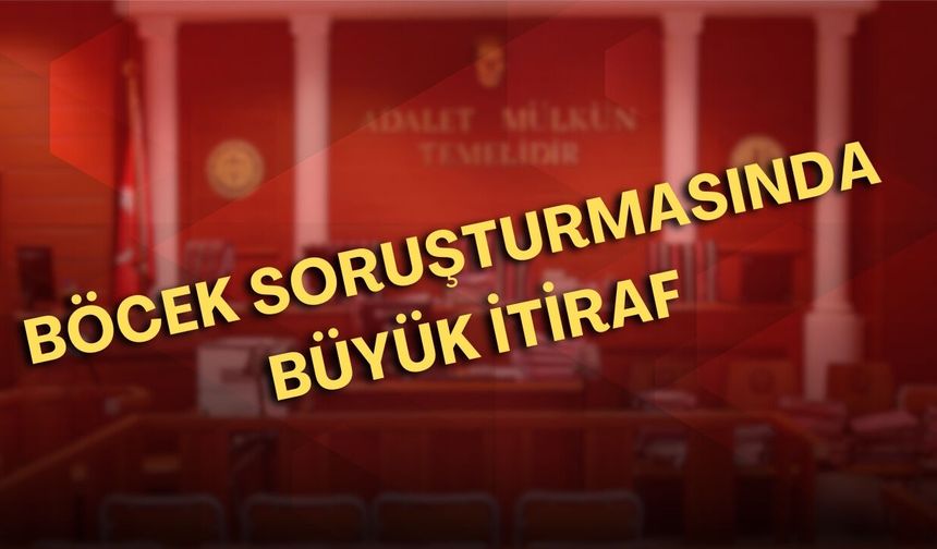 Böcek duruşmasında dikkat çeken anlar: “Zorla ifade verdim, 3 kişiden özür dilerim”