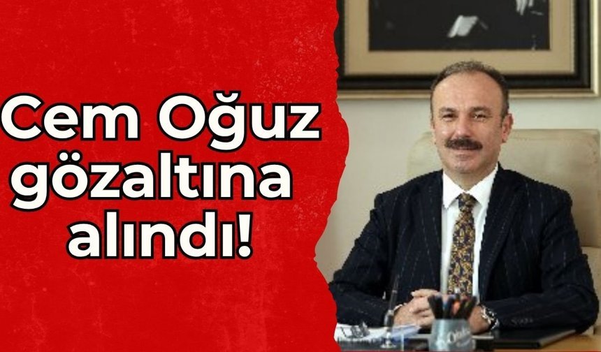 Cem Oğuz gözaltına alındı! Antalya Büyükşehir'de sabah operasyonu