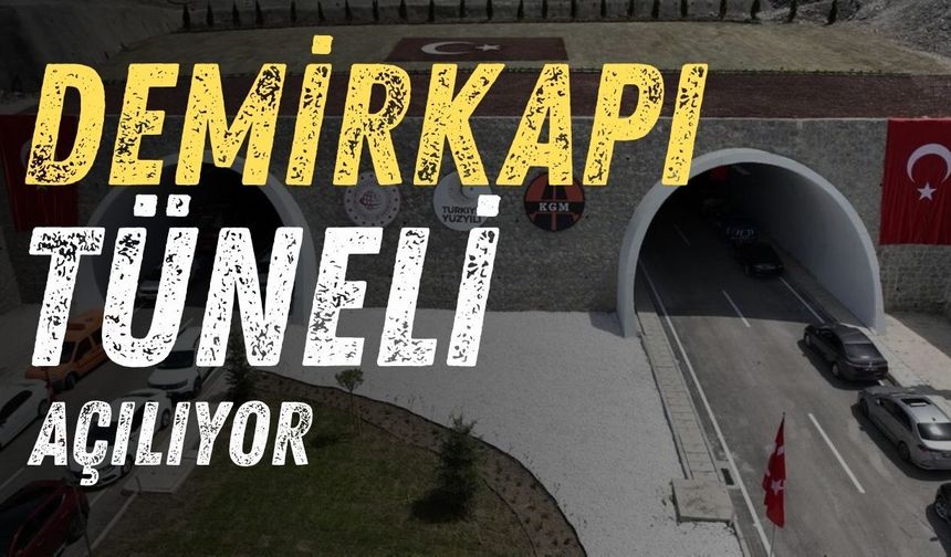 Antalya-Konya yolunda kritik süreç! Demirkapı Tüneli açılıyor