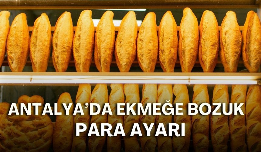 Antalya’da simit ve ekmeğe zam geldi!