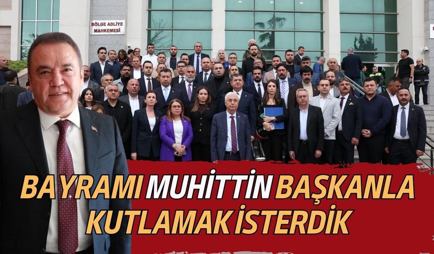 Büşra Özdemir: Bayramı Muhittin başkanla kutlamak isterdik