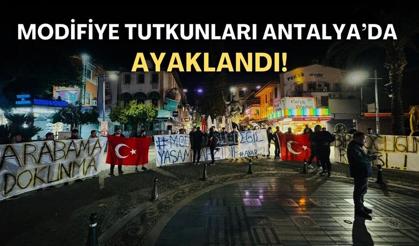 Modifiye tutkunları Antalya’da ayaklandı!
