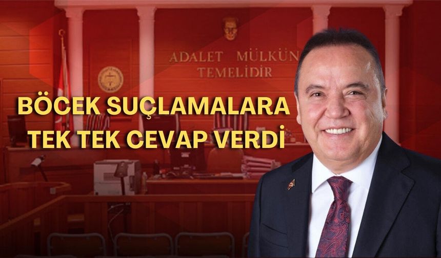 Muhittin Böcek savunmasını yaptı! İşte dikkat çeken o savunma