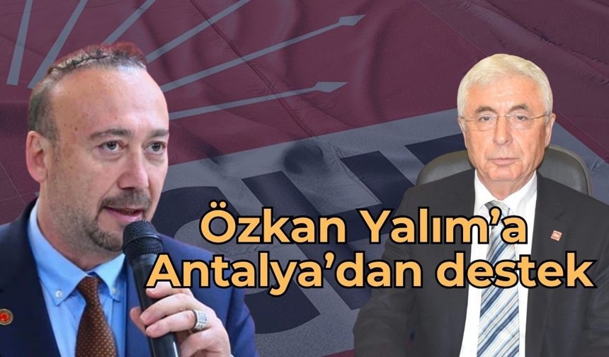 Uşak Belediye Başkanı Özkan Yalım’a Antalya’dan destek