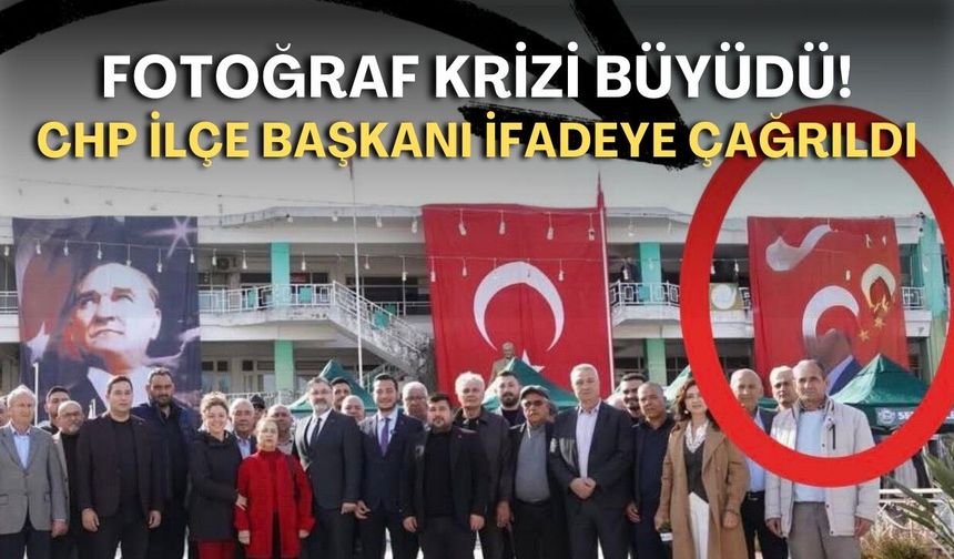 Serik’te fotoğraf krizi büyüdü! CHP ilçe başkanı ifadeye çağrıldı