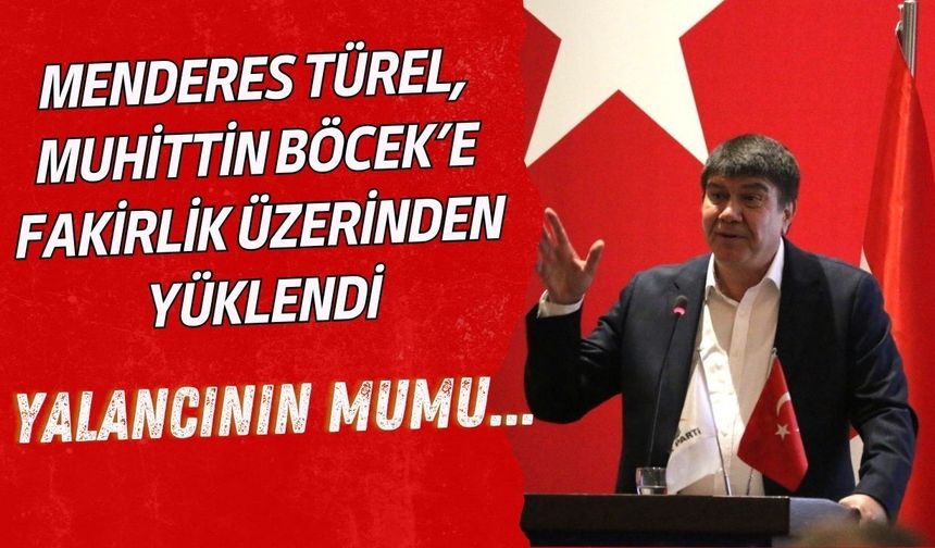 Menderes Türel, Muhittin Böcek’e fakirlik üzerinden yüklendi: “Yalancının mumu…”