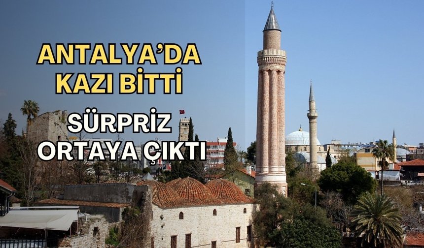 Antalya’da kazı çalışması tamamlandı: 650 yıllık zeytin ağacı göründü