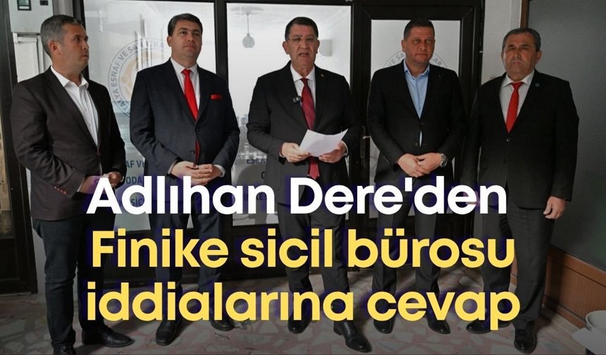 AESOB'ta yüksek tansiyon: Adlıhan Dere'den Finike sicil bürosu iddialarına cevap