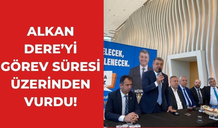 AESOB seçimlerinde nefesler tutuldu! Alkan Dere’yi görev süresi üzerinden vurdu!