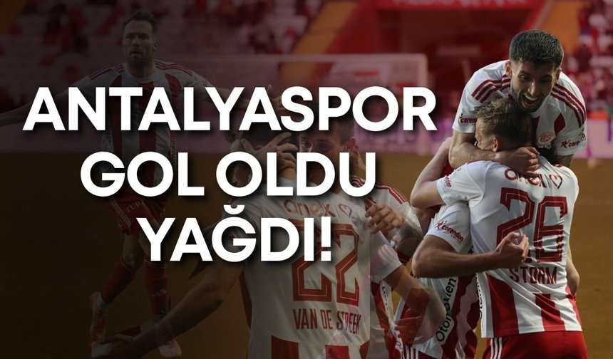 Antalyaspor gol oldu yağdı!