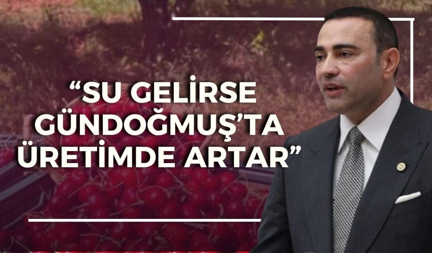 Aykut Kaya: “Su gelirse Gündoğmuş’ta üretimde artar”