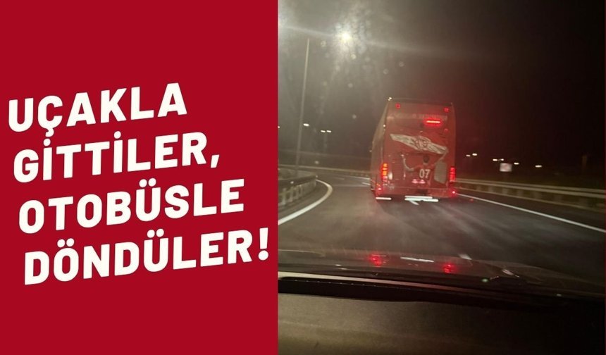 Antalyaspor ateş çemberinde! Uçakla gittiler, otobüsle döndüler!