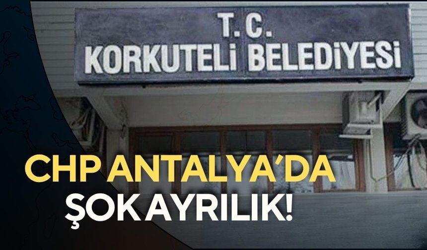 CHP Antalya'da şok ayrılık! İki meclis üyesi ihraç edildi!