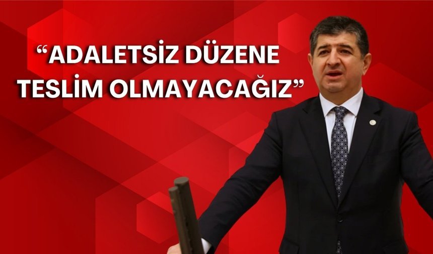 Cavit Arı, Bursa'dan seslendi: “Adaletsiz düzene teslim olmayacağız”