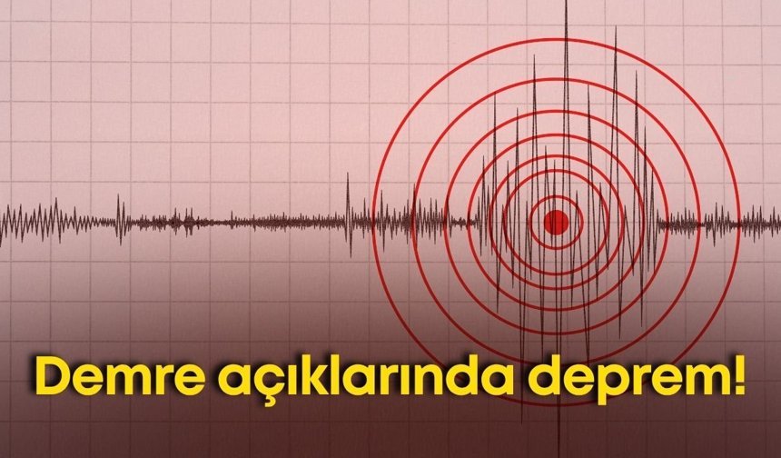 Antalya'da korkutan sarsıntı: AFAD açıkladı!