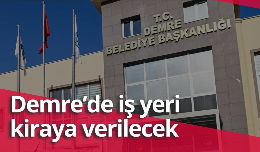 Demre’de iş yeri kiraya verilecek