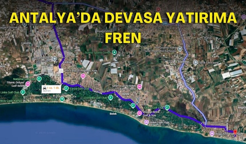 Antalya’da 825 milyonluk dev otel projesi geri çekildi!