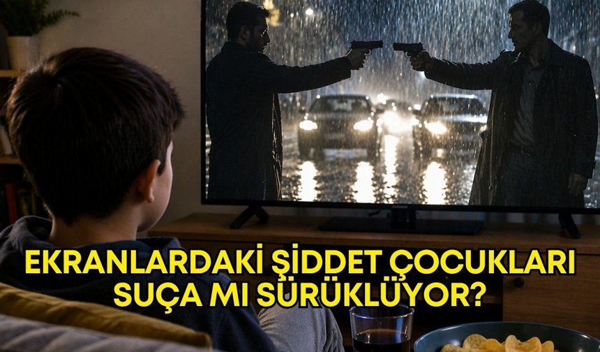 Ekranlardaki şiddet çocukları suça mı sürüklüyor? Uzmanından uyarılar…