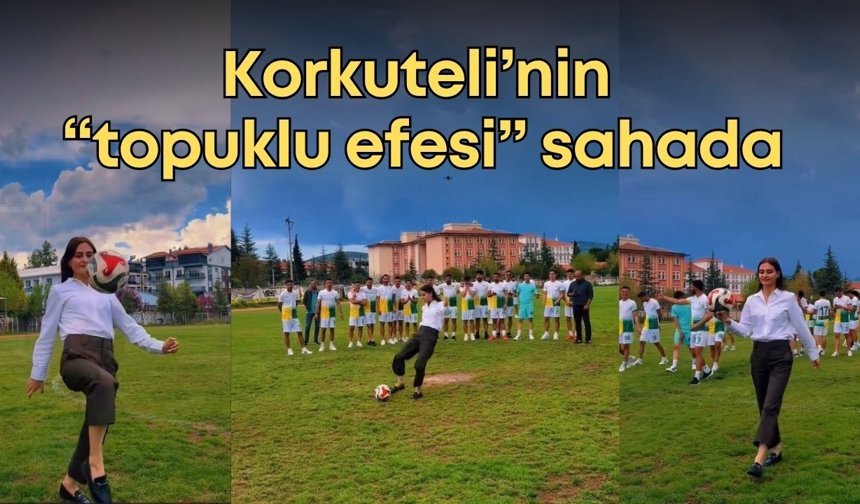 Korkuteli’nin “topuklu efesi” sahada: Saniye Caran’dan sürpriz performans