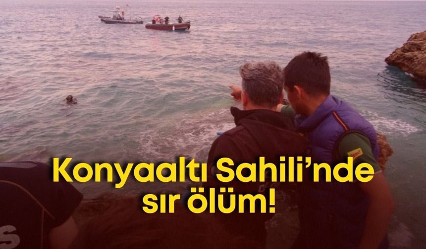 Konyaaltı Sahili’nde sır ölüm! Kıyafetleriyle denize girdi, kimlik çıkmadı