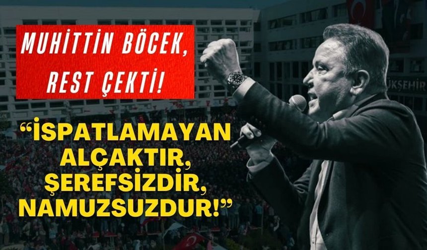 Tutuklu Başkan Böcek’ten rest: İftiraları ispatlayın!