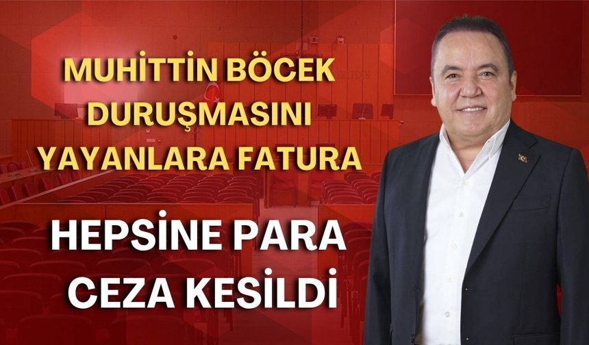 Muhittin Böcek duruşmasını yayanlara fatura! Hepsine para ceza kesildi