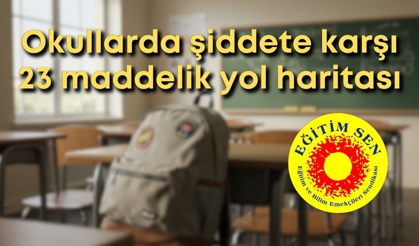Okullarda şiddete karşı 23 maddelik yol haritası