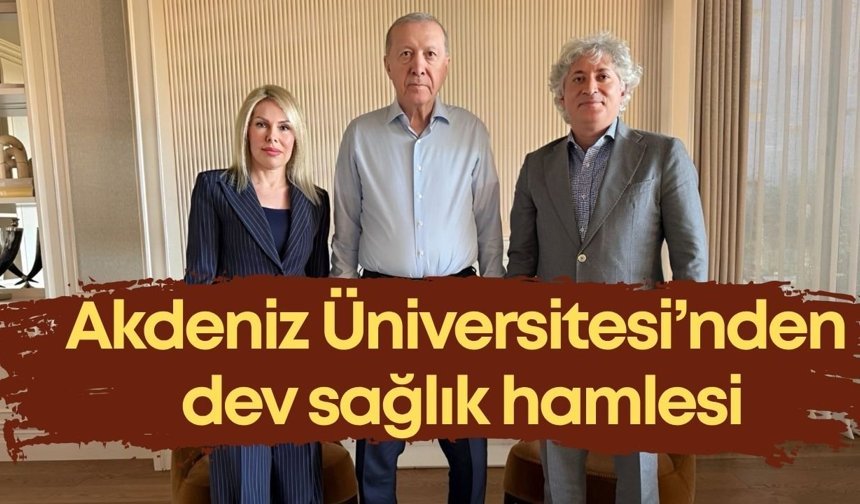 Özlenen - Ömer Özkan çifti Erdoğan’a sunum yaptı: Akdeniz'e dev sağlık hamlesi