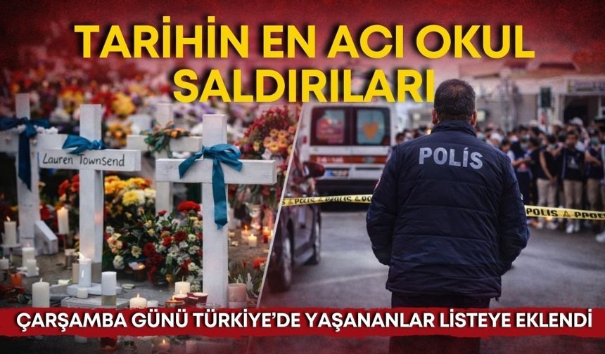 Tarihin en acı okul saldırıları… Çarşamba günü Türkiye’de yaşananlar listeye eklendi