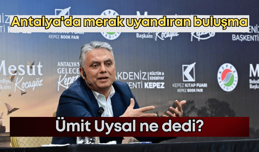 Ümit Uysal okuyucularla buluştu: Yeniden Cumhuriyet vurgusu