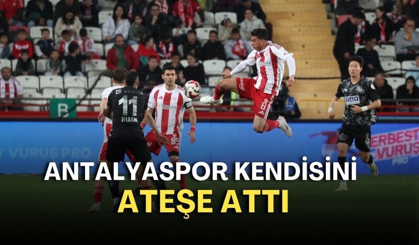 Antalyaspor, ateş çemberinde! Sahasında 2 puan kaybetti