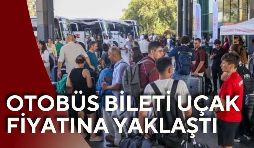Antalya Otogarı’nda bayram zammı! Otobüs bileti uçak fiyatına yaklaştı