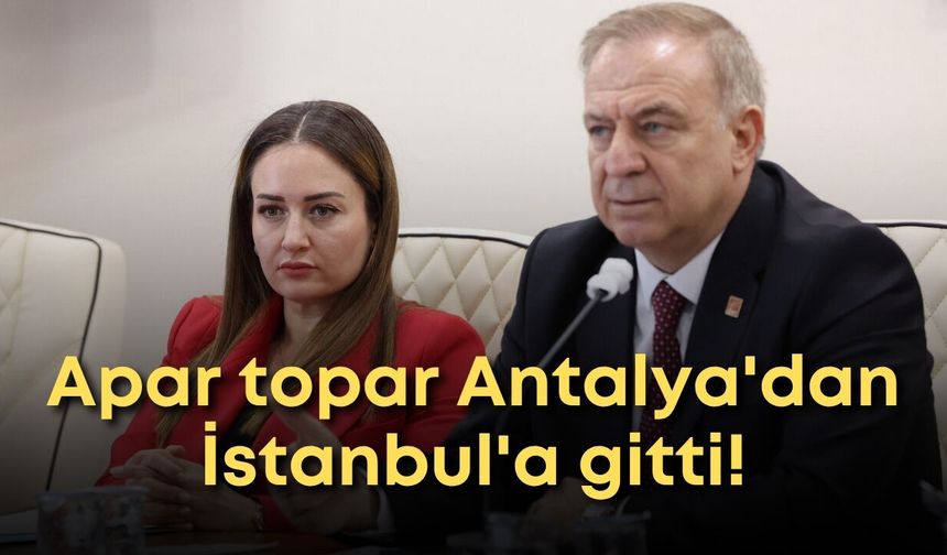 Gökhan Zeybek apar topar Antalya'dan İstanbul'a gitti!