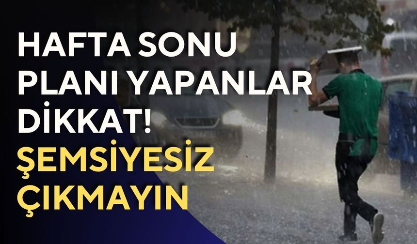 Meteoroloji’den Antalya için kuvvetli yağış uyarısı