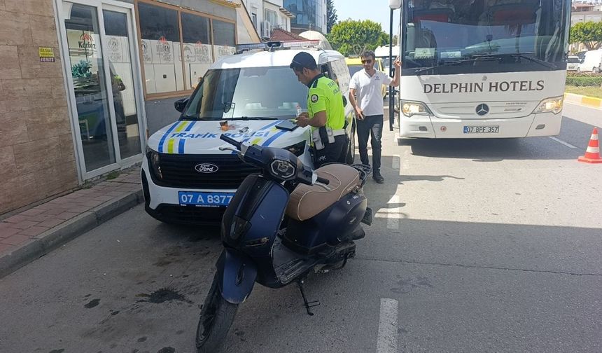 Manavgat'ta polisten kaçış pahalıya mal oldu