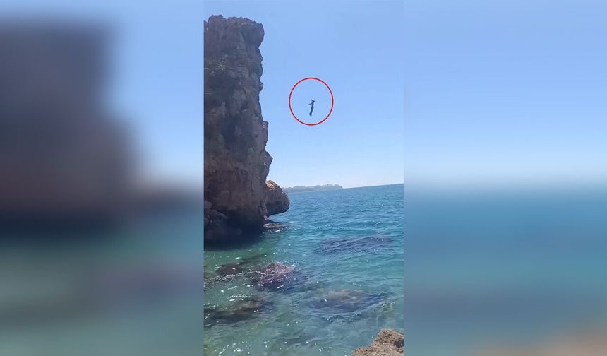 Antalya’da ölüm atlayışı! 40 metreden kendini boşluğa bıraktı
